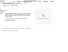 Tablet Screenshot of irelandpresentations.com